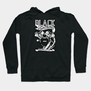 Black Lightning Machine Hoodie